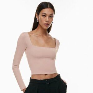 Aritzia Babaton Contour Squareneck Longsleeve NWOT